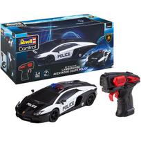 Rc automobilis Revell Lamborghini Aventador Police, 1:24, balta sp./juoda sp.
