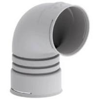 Alkūnė Zehnder DN90, presuota, 90 °