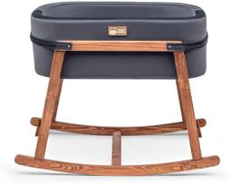 Kūdikių lopšys Kalune Design Hier 676HDS1116 90 x 58 cm, ruda sp./juoda sp.