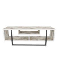 TV staliukas Kalune Design Asal 120, ruda sp./balta sp./juoda sp., 35.2 cm x 120 cm x 40.2 cm