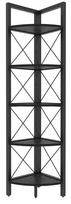 Pastatoma lentyna Kalune Design Remo 322RTC1107, juoda sp., 160 cm x 30.5 cm x 33 cm