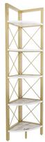 Pastatoma lentyna Kalune Design Remo 322RTC1108, aukso sp./balta sp., 160 cm x 30.5 cm x 33 cm