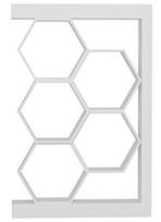 Pastatoma lentyna Kalune Design Artemis 322RTC1115, balta sp., 140 cm x 90 cm x 24.6 cm