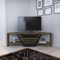 TV staliukas Kalune Design Sares, ruda sp./juoda sp., 35 cm x 120 cm x 36.8 cm