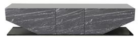 TV staliukas Kalune Design Inci, juoda sp., 180 cm x 30 cm x 40 cm