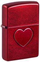 Žiebtuvėlis Zippo Stamped Heart Design 46588, raudona sp.