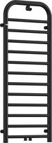 Vandeninis rankšluosčių džiovintuvas Deante Silia, juoda sp., 50 cm x 121 cm, 458 W