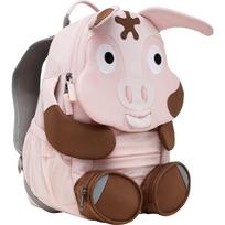 Vaikiška kuprinė Affenzahn Big Friend Tonie Pig, ruda sp./rožinė sp., 12 cm x 20 cm x 31 cm
