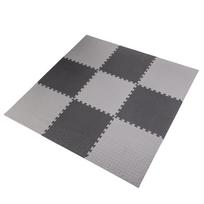 Kilimėlis kūdikiams - dėlionė HMS MP12, 60 cm x 60 cm, 9 vnt, pilka sp.