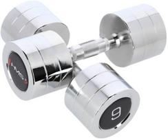 Svarmenų rinkinys HMS Chrome Dumbbells, 2 x 9 kg