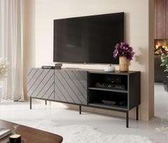 TV staliukas Cama Meble Abeto, grafito sp., 150 cm x 42 cm x 60 cm