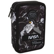 Penalas, su priedais CoolPack Jumper 2 Nasa, 19.5 cm x 12.5 cm, balta sp./juoda sp./pilka sp.