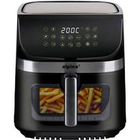 Karšto oro gruzdintuvė Alpina XXL, juoda sp., 1800 W, 9 l