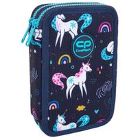 Penalas, su priedais CoolPack Jumper 2 Mrs Unicorn, 19.5 cm x 12.5 cm, mėlyna sp./balta sp./rožinė sp.