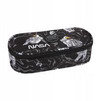 Penalas CoolPack Campus Nasa, 23 cm x 10 cm, balta sp./juoda sp./pilka sp.
