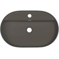 Vonios praustuvas Deante Silia, granitas, 55 cm x 35 cm x 12.5 cm, antracito sp.