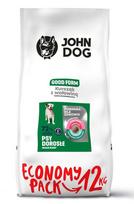 Sausas šunų maistas John Dog Good Form Chicken & Beef, jautiena/vištiena, 12 kg