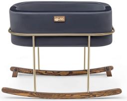Kūdikių lopšys Kalune Design Hier Cradle 90 x 58 cm, aukso sp./juoda sp./medžio sp.