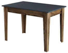 Virtuvinis stalas Kalune Design Kiev 504, antracito sp./riešuto sp., 72 cm x 110 cm x 75 cm