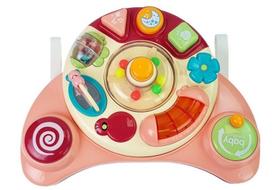 Lavinamasis žaislas kūdikiui Lean Toys Baby Panel LT8499, 23 cm, rožinė sp.