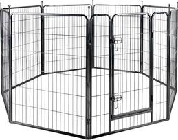 Gyvūnų apsauginė tvorelė Flamingo Zecta, 205 x 196 x 100 cm, metalas