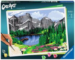 Tapymas pagal skaičius Ravensburger CreArt Dolomites, įvairių spalvų