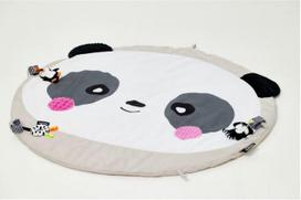 Žaidimų kilimėlis Tm Toys Sensory Play Mat, ⌀ 90 cm, balta sp./juoda sp.