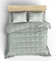 Lovatiesė Mijolnir Pure 143EPJ5594, balta sp./žalia sp., 160 cm x 235 cm