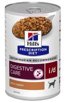 Šlapias šunų maistas Hill's Prescription Diet Digestive Care i/d with Turkey, kalakutiena, 0.36 kg