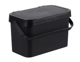 Bio atliekų šiukšliadėžė, 5L l, juoda sp.