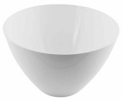 Serviravimo dubuo Mori 2A Drop, Ø 28 cm, balta sp., polikarbonatas