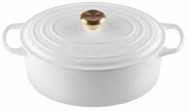 Puodas Le Creuset, 31 cm, 6.3 l, balta sp.