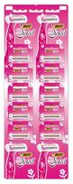 Skutimosi peiliukas Bic Miss Soleil, 10 vnt
