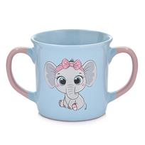Vaikiškas puodelis Ambition Sweetie Elephant, 250 ml, 1 m., 7.6 cm, keramika, žydra sp.