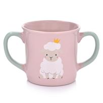 Vaikiškas puodelis Ambition Sweetie Sheep, 250 ml, 1 m., 7.6 cm, keramika, rožinė sp.