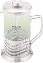 Kavinukas French Press KingHoff Kh-4833, 0.350 l, sidabro sp.