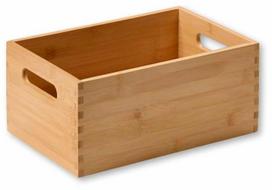 Virtuvės organizavimo įrankis Kesper, 28.5 cm x 18.5 cm x 13 cm, bambukas, ruda sp.