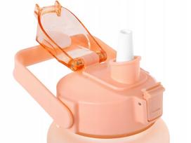 Kokteilių plaktuvas - gertuvė sportui CoolPack Cancan Bidon Pastel Peach, oranžinė sp., plastikas, 2 l