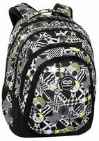 Vaikiška kuprinė CoolPack Drafter Tic Tac, juoda sp., 19 cm x 32 cm x 44.5 cm