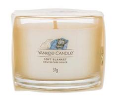 Žvakė, aromatinė Yankee Candle Soft Blanket, 7 - 10 h, 37 g, balta sp.