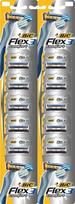 Skutimosi peiliukai Bic Flex 3 Comfort, 10 vnt.
