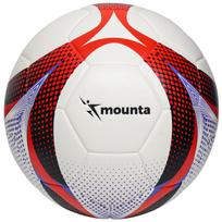 Futbolo kamuolys Mounta, 5 dydis, balta sp./raudona sp.