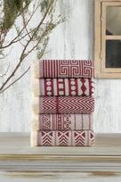 Vonios rankšluosčių rinkinys Foutastic Maya Wash Towel Set 373VDN1193, raudona sp., 65 cm x 38 cm, 5 vnt.