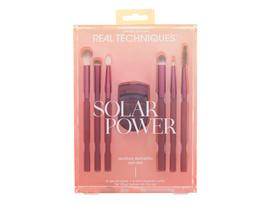 Šepetėlis, antakiams ir blakstienoms Real Techniques Solar Power Molten Metallic, 7 vnt., raudona sp.