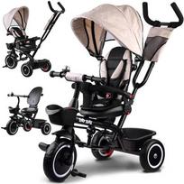 Triratukas Tiny Bike 3in1 SP0650 BE, juoda sp./smėlio sp.