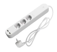 Buitinis ilgintuvas Denver, SHP-310U, 1 m, 3 lizdų, 2USB, su jungikliu