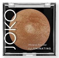 Kompaktinė pudra Joko Mineral Powder Illuminating, ruda sp., 06 dark bronze, 8 g