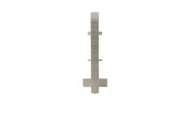 Grindjuosčių jungtis Cezar MasterLine W-PS-LL2ML60-M526, 1.6 cm x 6 cm x 1.5 cm, šviesiai pilka sp., 2 vnt.