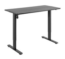Rašomasis stalas reguliuojamo aukščio Up Up Frigg, 120 cm x 60 cm, 73 - 118 cm, juoda sp.