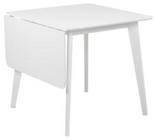 Stalas išskleidžiamas Roxby, balta sp., 80 - 120 cm x 80 cm x 76 cm
